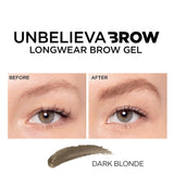 L'ORÉAL PARIS Unbelieva-Brow Longwear Waterproof Tinted Brow Gel, 563 Dark Blonde, 0.15 fl oz-071249650301-LR-342438-4-LR eShop