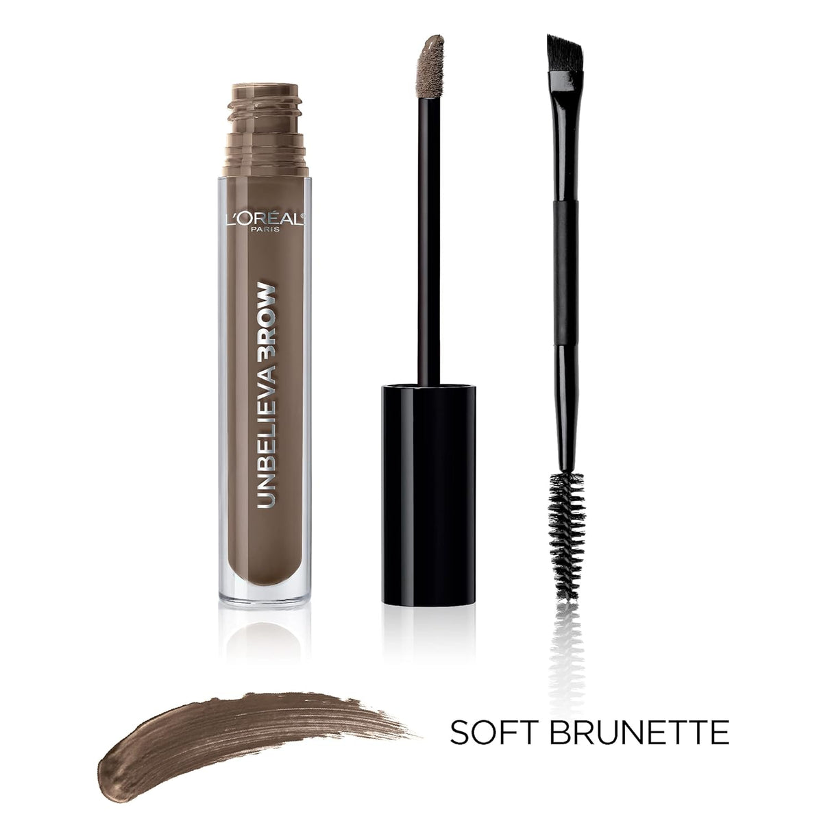 L'ORÉAL PARIS Unbelieva-Brow Longwear Waterproof Tinted Brow Gel, 567 Soft Brunette, 0.15 fl oz-071249650288-LR-342439-3-LR eShop