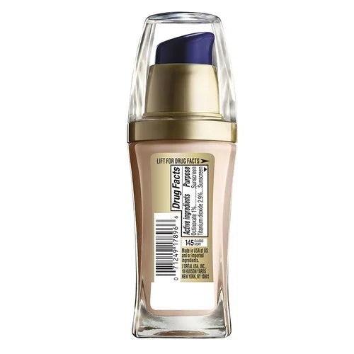 L'ORÉAL PARIS Visible Lift Serum Absolute Lightweight Foundation, 145 Classic Ivory, 1 oz-071249178966-LR-212022-2-LR eShop