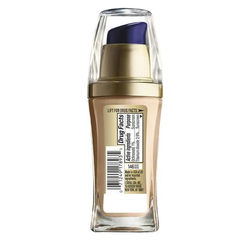 L'ORÉAL PARIS Visible Lift Serum Absolute Lightweight Foundation, 146 Nude Beige, 1 oz-071249178935-LR-212019-2-LR eShop