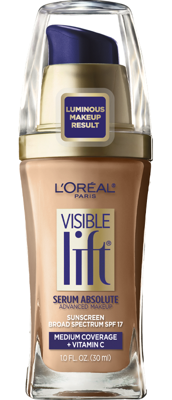 L'ORÉAL PARIS Visible Lift Serum Absolute Lightweight Foundation, 155 Honey Beige, 1 oz-071249179024-LR-212027-1-LR eShop