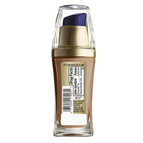 L'ORÉAL PARIS Visible Lift Serum Absolute Lightweight Foundation, 157 Classic Tan, 1 oz-071249179031-LR-212028-2-LR eShop