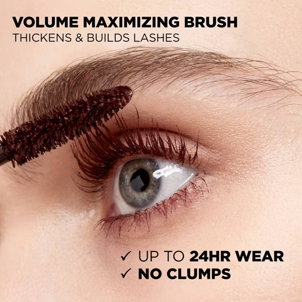 L'ORÉAL PARIS Voluminous Original Washable Bold Eye Mascara, 950 Deep Burgundy, 0.28 fl. oz.-071249372029-LR-323057-5-LR eShop