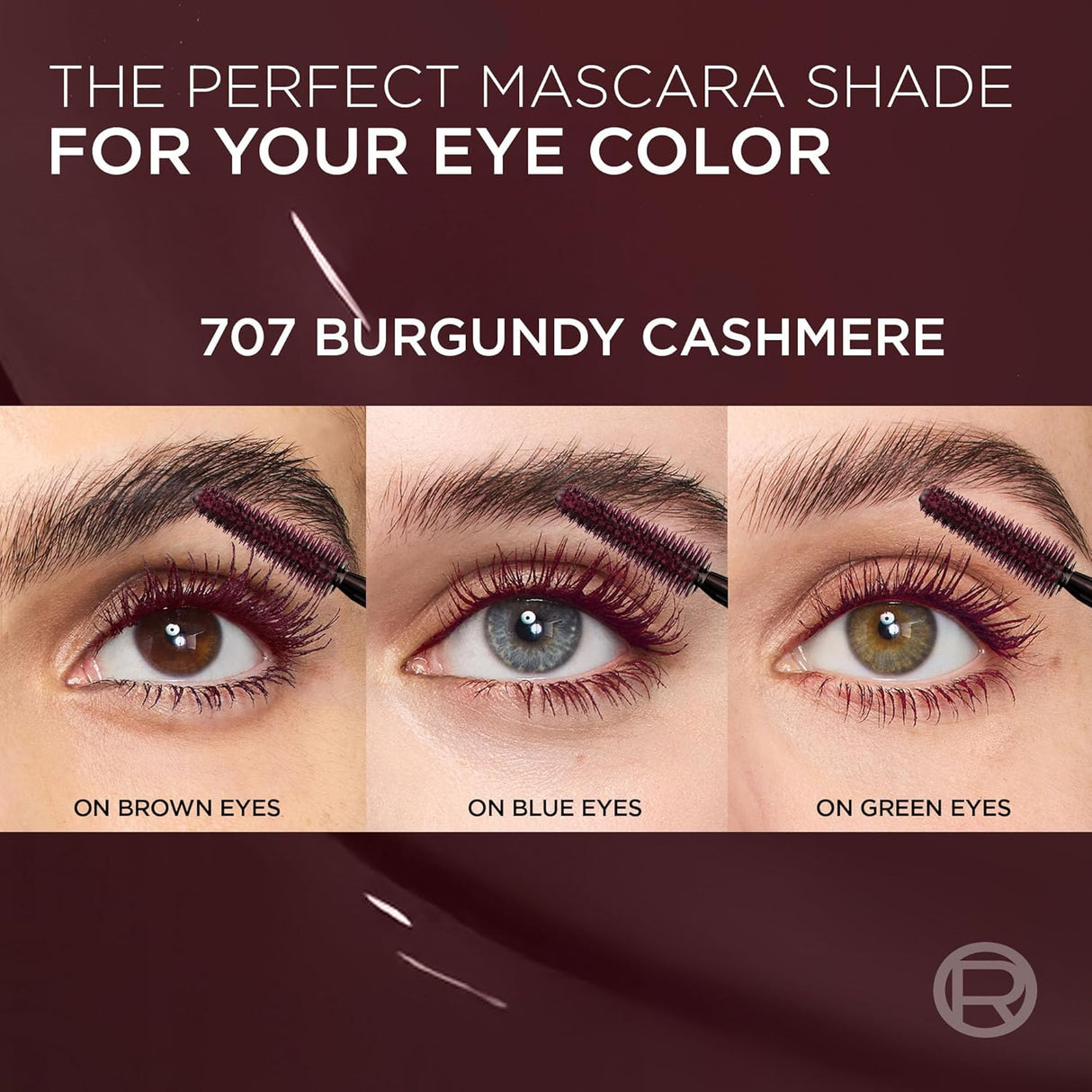 L'ORÉAL PARIS Voluminous Panorama Chromatic Mascara, 707 Burgundy Cashmere-071249702413-LR-360299-4-LR eShop