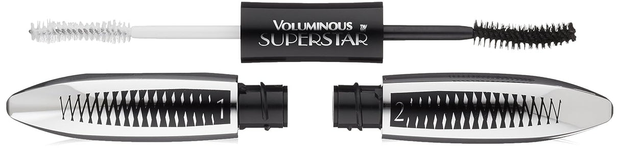 L'ORÉAL PARIS Voluminous Superstar Red Carpet Washable Mascara, 623 Blackest Brown, 0.41 fl. oz.-071249301517-LR-288102-2-LR eShop