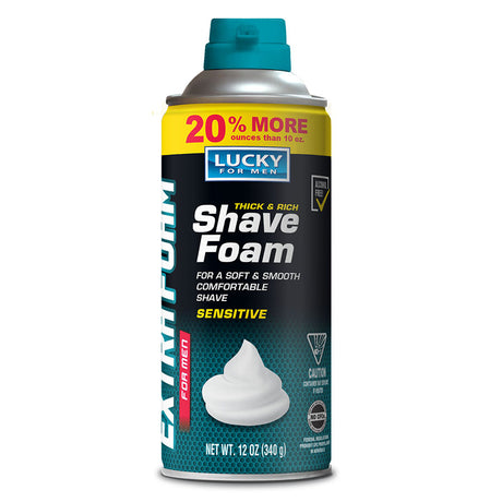 LUCKY for Men Thick & Rich Shave Foam for Sensitive Skin-808829101379-LR-323907-1-LR eShop