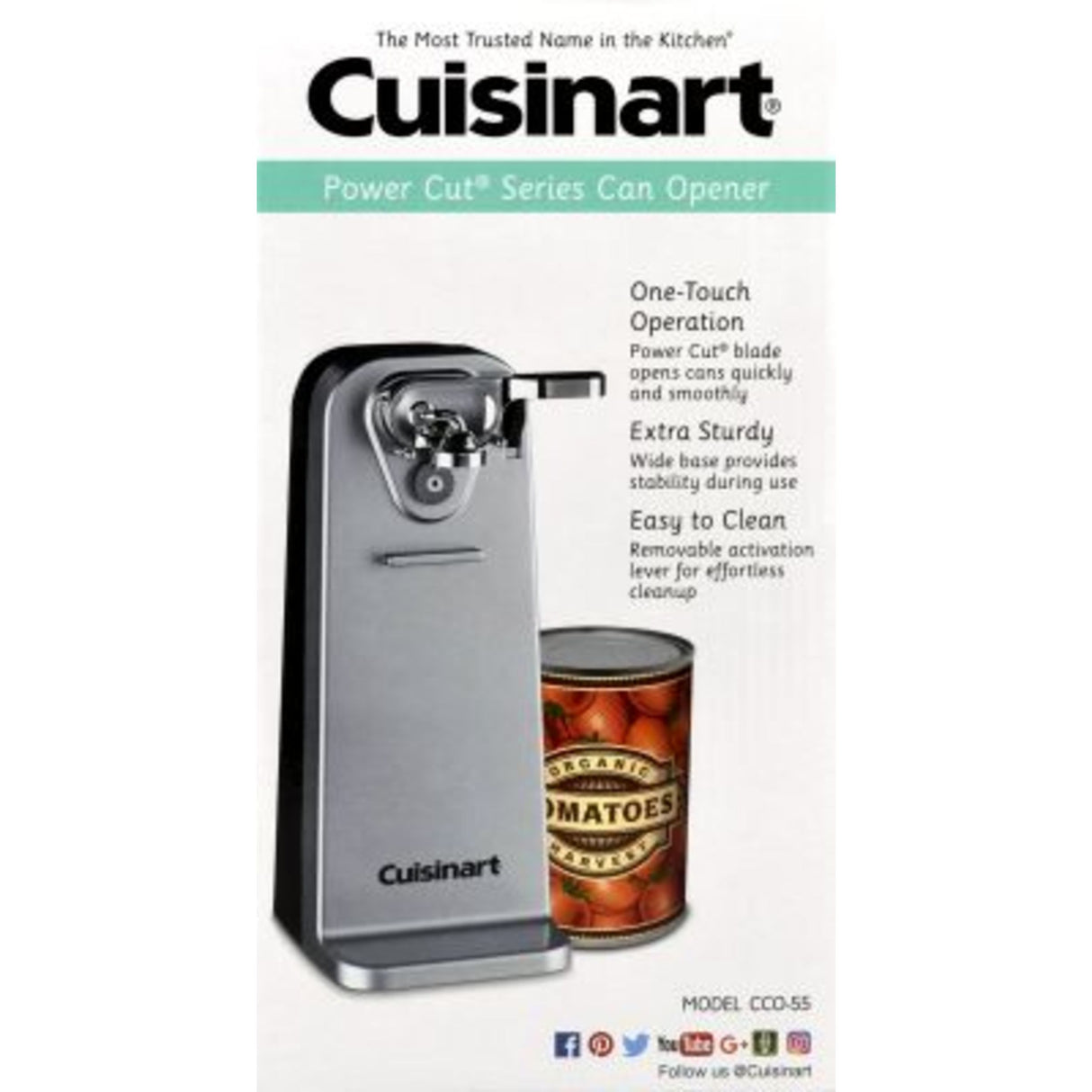 CUISINART POWER CUT CAN OPENER