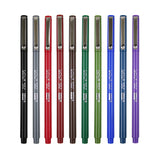Marvy Uchida LePen Micro-Fine Point Pen Set - Dark Colors, 10 pieces-028617437774-LR-344418-4-LR eShop
