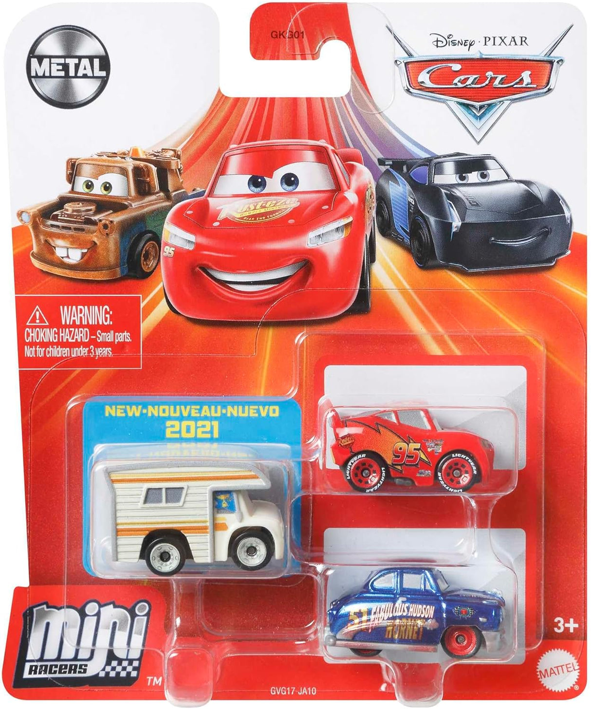 Mattel Disney Pixar Cars Mini Racers - 3 Pack Assortment-887961825664-LR-357595-3-LR eShop