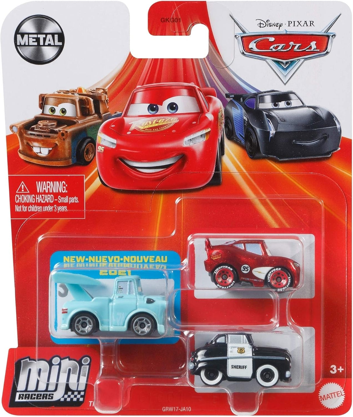 Mattel Disney Pixar Cars Mini Racers - 3 Pack Assortment-887961825664-LR-357595-5-LR eShop