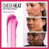 MAYBELLINE New York Cheek Heat Gel-Cream Blush, 010 Pink Scorch, 0.27 oz-041554578171-LR-333829-3-LR eShop
