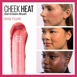 MAYBELLINE New York Cheek Heat Gel-Cream Blush, 020 Rose Flush, 0.27 oz-041554578195-LR-333830-3-LR eShop