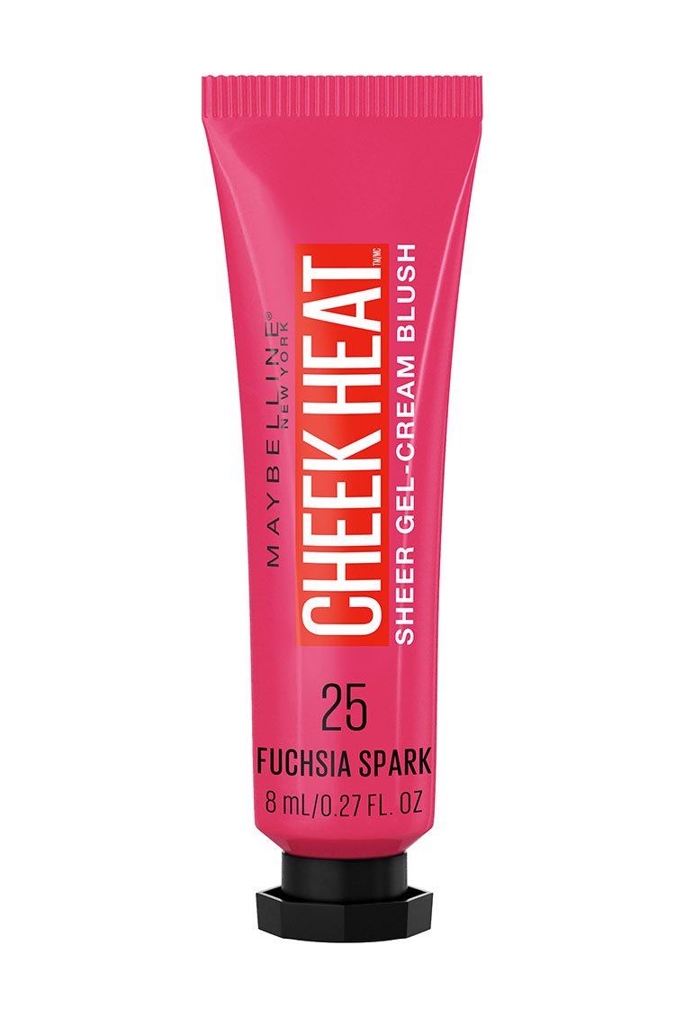 MAYBELLINE New York Cheek Heat Gel-Cream Blush, 025 Fuchsia Spark, 0.27 oz-041554578201-LR-333827-1-LR eShop