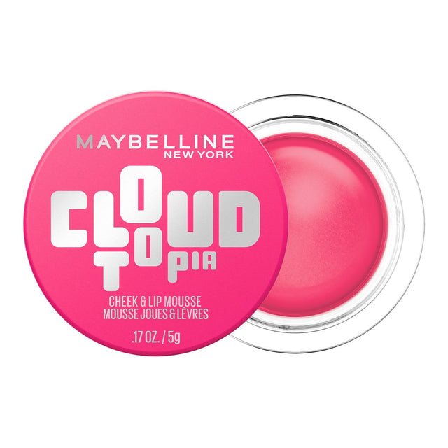 MAYBELLINE New York Cloudtopia Cheek & Lip Mousse Blush, Pink Daydream, 0.17 oz-041554102437-LR-360434-1-LR eShop
