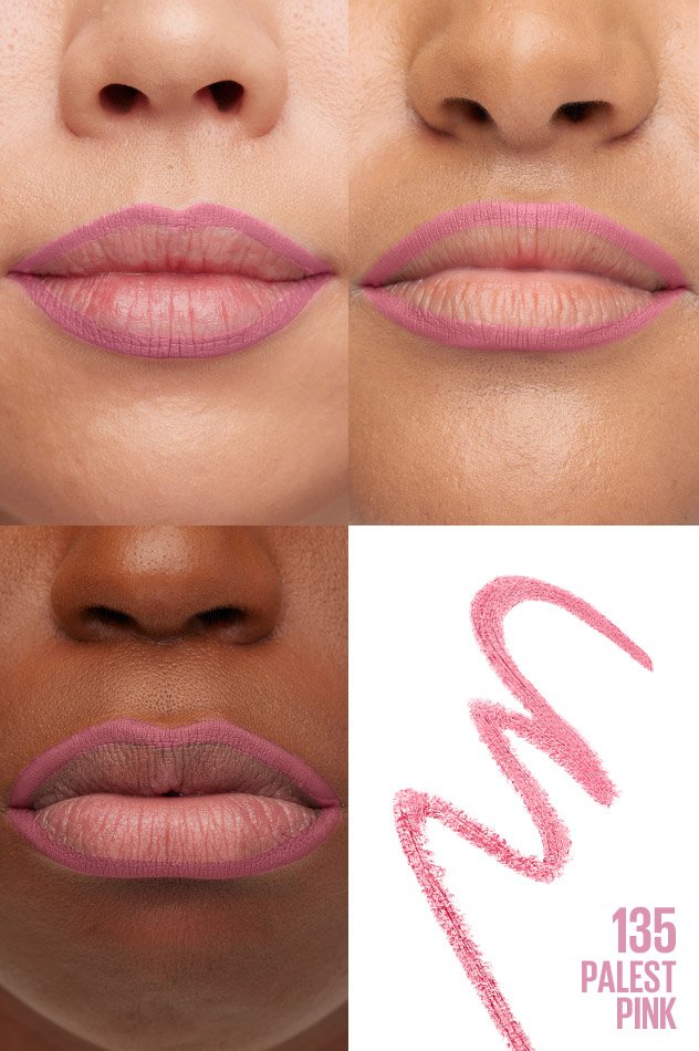 MAYBELLINE New York Color Sensational Shaping Lip Liner, 135 Palest Pink, 0.01 oz-041554486100-LR-307438-3-LR eShop