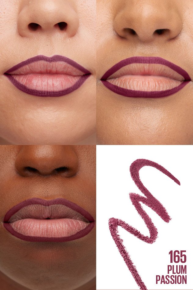 MAYBELLINE New York Color Sensational Shaping Lip Liner, 165 Plum Passion, 0.01 oz-041554492866-LR-307440-3-LR eShop