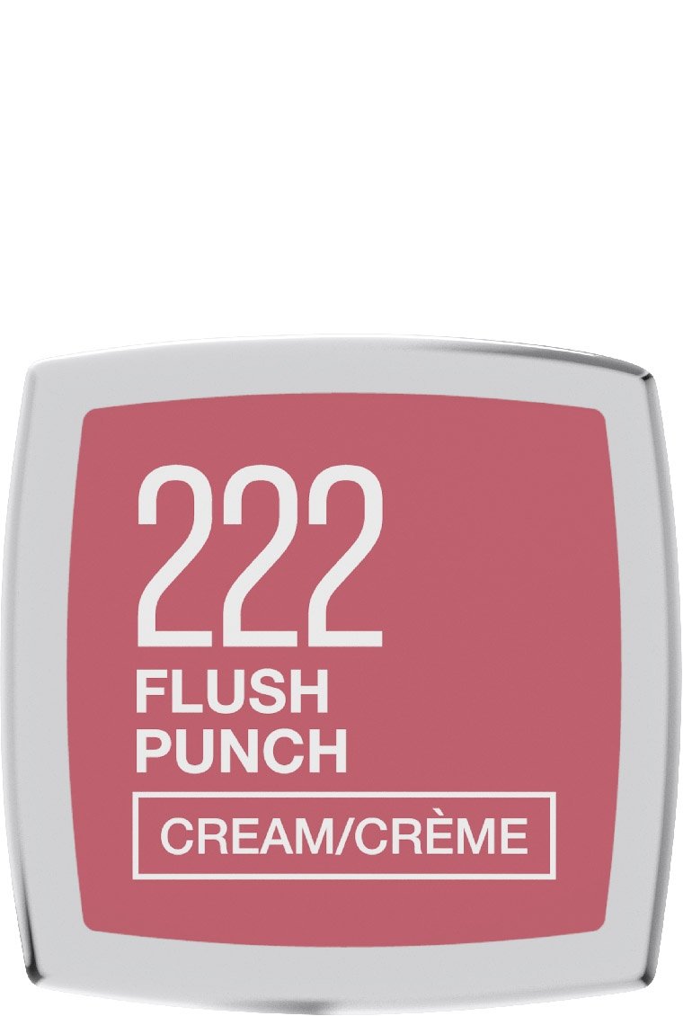 MAYBELLINE New York Color Sensational The Creams Cream Finish Lipstick Makeup, 222 Flush Punch, 0.15 oz-041554578249-LR-333839-4-LR eShop