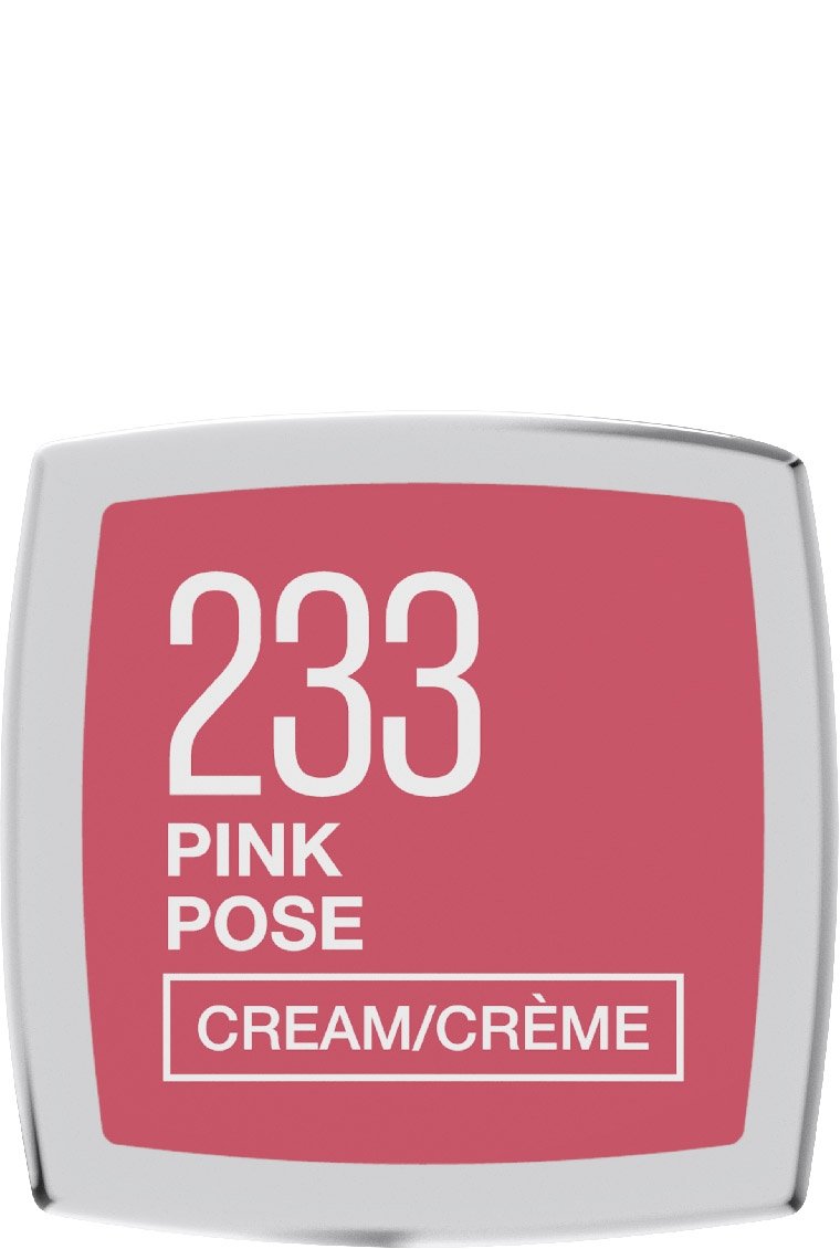 MAYBELLINE New York Color Sensational The Creams Cream Finish Lipstick Makeup, 233 Pink Pose, 0.15 oz-041554578294-LR-333843-4-LR eShop