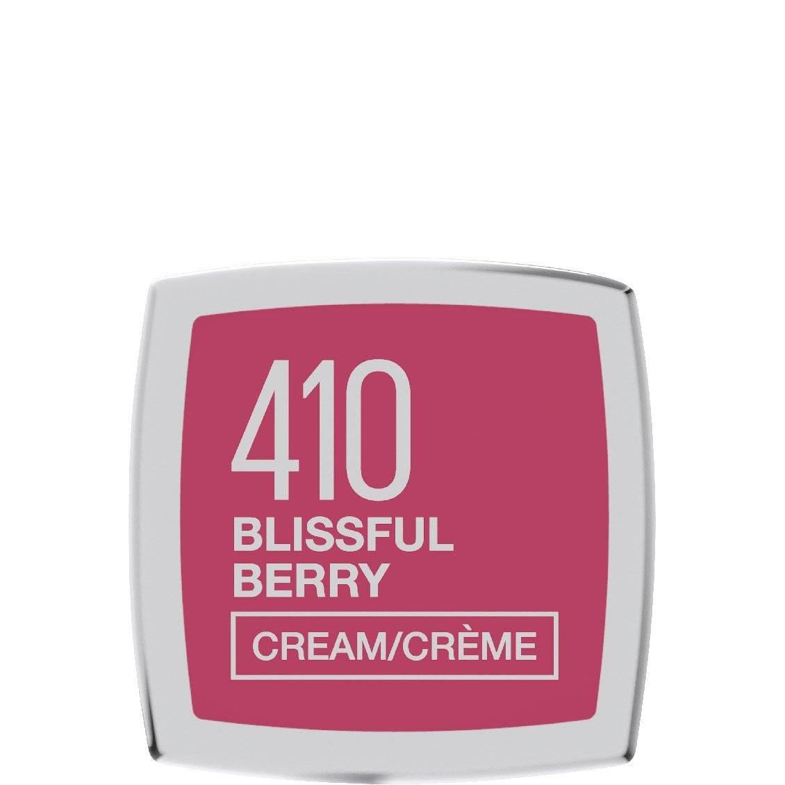 MAYBELLINE New York Color Sensational The Creams Cream Finish Lipstick Makeup, 410 Blissful Berry, 0.15 oz-041554283426-LR-238019-4-LR eShop