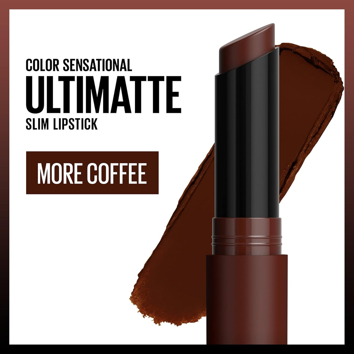 MAYBELLINE New York Color Sensational Ultimatte Slim Lipstick Makeup, 088 More Coffee-041554070675-LR-342497-2-LR eShop