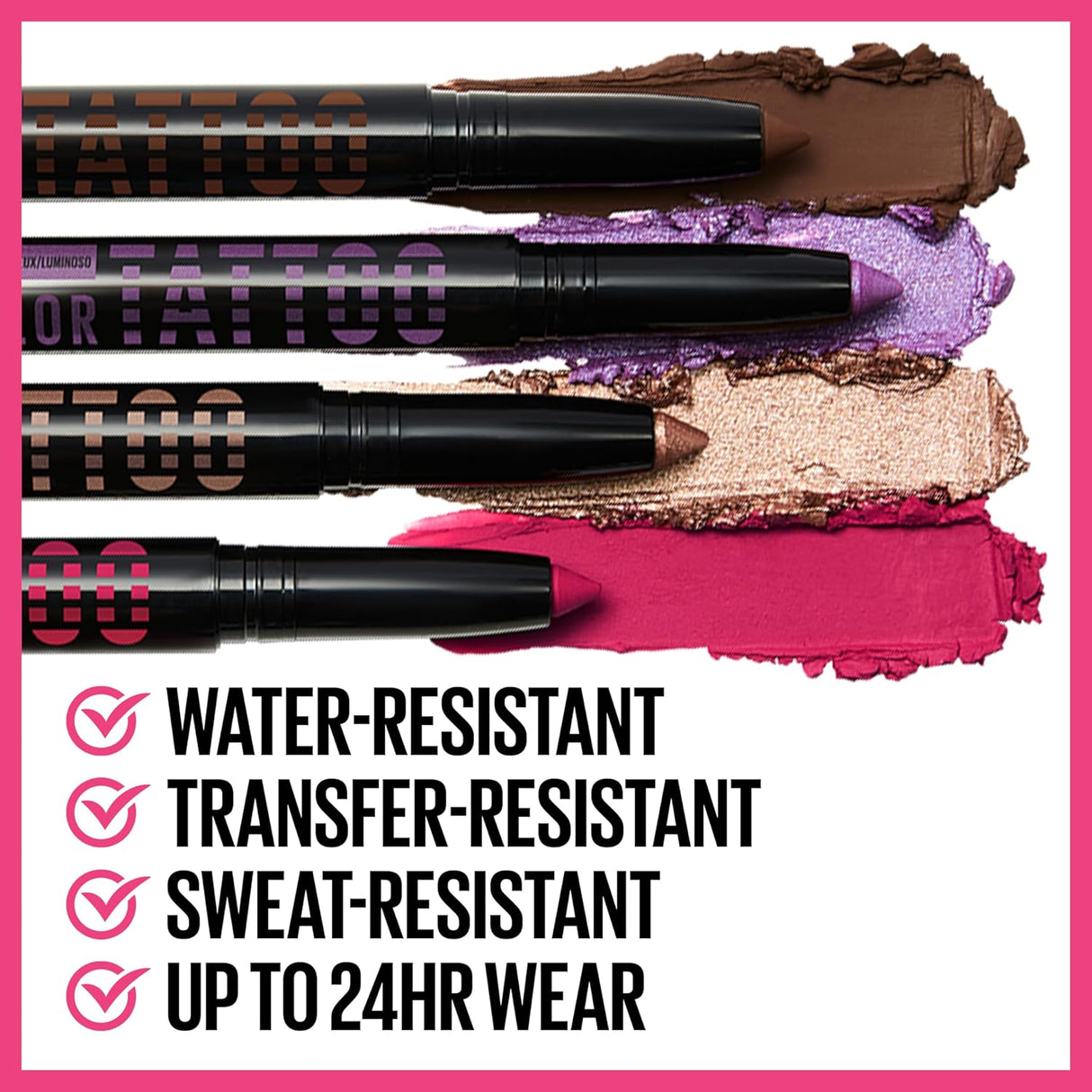 MAYBELLINE New York Color Tattoo Eye Stix Long Lasting Multi-Use Eyeshadow Stick, Liner & Primer, 135 I Am Cheeky, 0.05 oz-041554097665-LR-358212-4-LR eShop