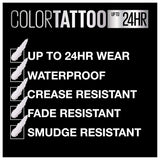 MAYBELLINE New York Color Tattoo Longwear Cream Eyeshadow, Risk Maker, 0.14 oz-041554567960-LR-331800-6-LR eShop