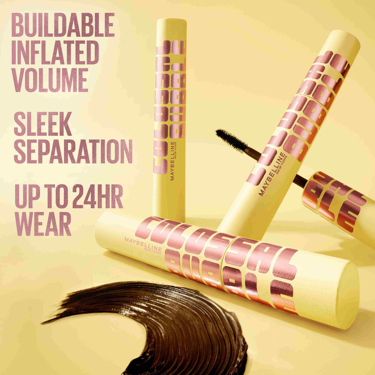 MAYBELLINE New York Colossal Bubble Washable Mascara, 803 Brownish Black, 0.33 oz-041554096088-LR-358206-7-LR eShop