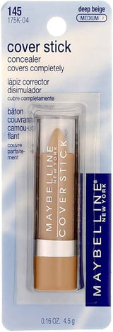 MAYBELLINE New York Cover Stick Corrector Concealer, 145 Deep Beige, 0.16 oz-041554543902-LR-91595-1-LR eShop