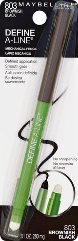 MAYBELLINE New York Define-A-Line Eye Liner Eye Makeup, 803 Brownish Black, 0.01 oz-041554009095-LR-183257-1-LR eShop