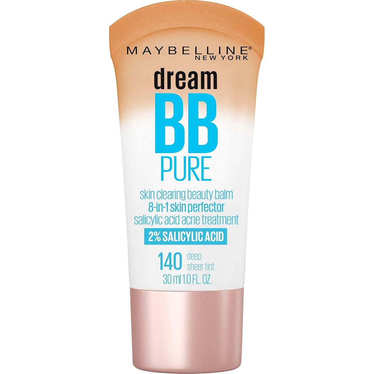MAYBELLINE New York Dream BB Pure BB Cream, 140 Deep, 1 oz-041554587074-LR-336410-1-LR eShop