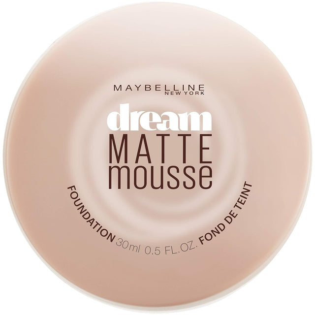 MAYBELLINE New York Dream Matte Mousse Foundation Makeup, Creamy Natural, 0.64 oz-041554507133-LR-166017-1-LR eShop