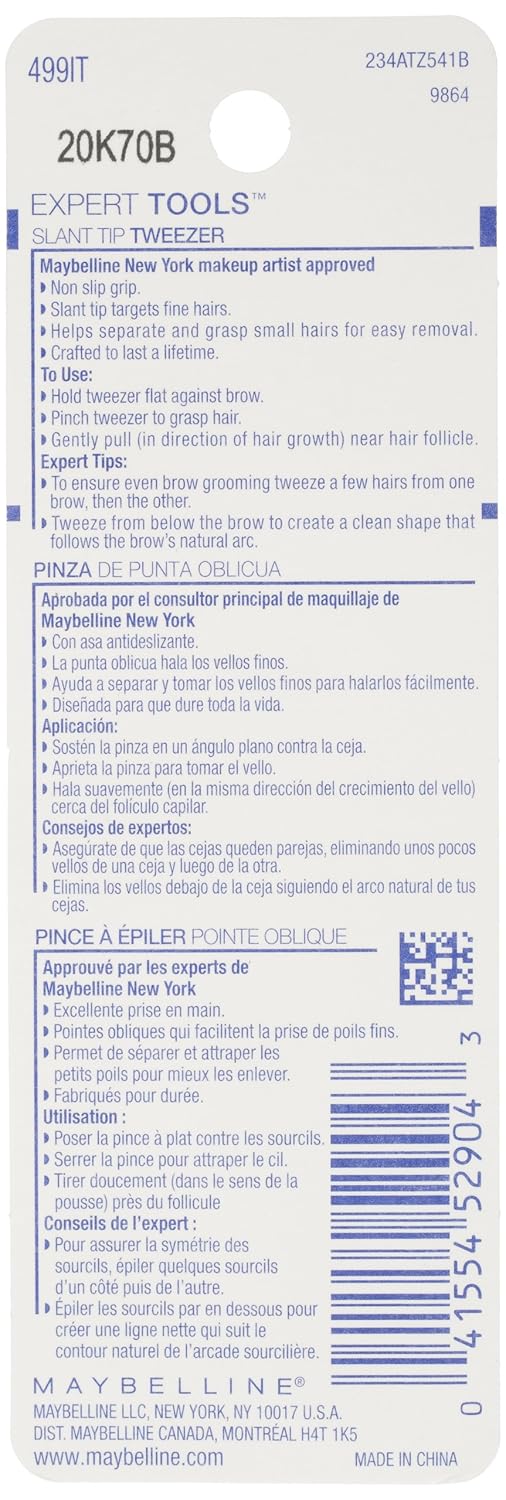 MAYBELLINE New York Expert Tools Slant Tip Tweezer-041554529043-LR-178514-3-LR eShop