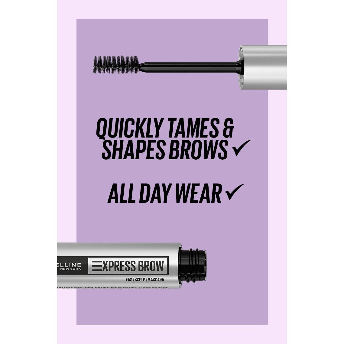 MAYBELLINE New York Express Brow Fast Sculpt Gel Brow Mascara, 264 Clear, 0.09 oz-041554578751-LR-333817-4-LR eShop