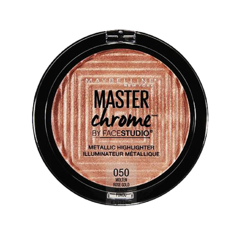 MAYBELLINE New York Facestudio Master Chrome Metallic Highlighter Makeup, 050 Molten Rose Gold, 0.24 oz-041554542578-LR-318821-1-LR eShop