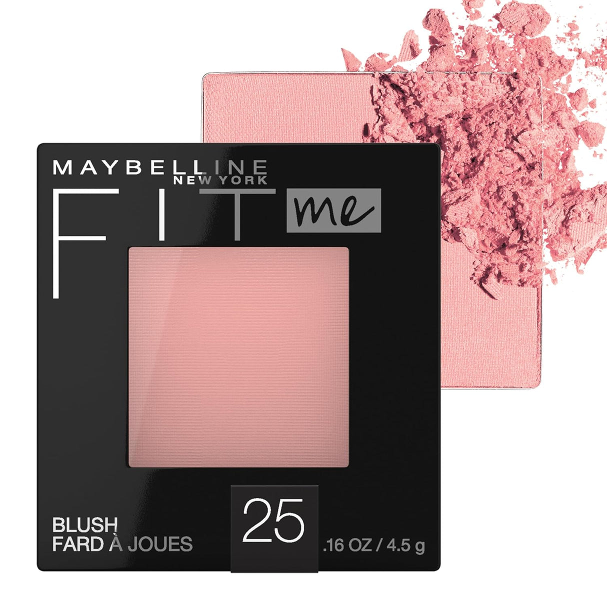 MAYBELLINE New York Fit Me Blush Face Makeup, 025 Pink, 0.16 oz-041554503104-LR-315306-3-LR eShop