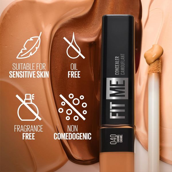 MAYBELLINE New York Fit Me Concealer Face Makeup, 020 Sand, 0.23 oz-041554247732-LR-100050-6-LR eShop