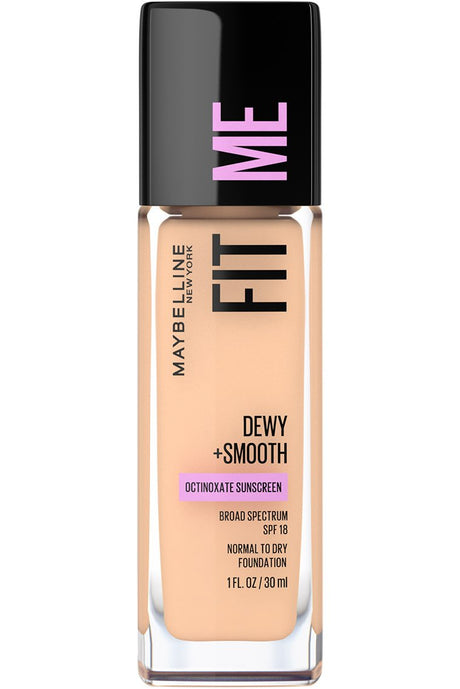 MAYBELLINE New York Fit Me Dewy + Smooth Foundation Makeup, 120 Classic Ivory, 1 oz-041554238662-LR-215023-1-LR eShop
