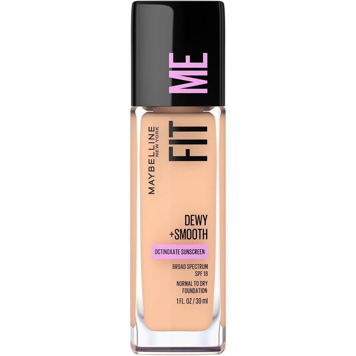 MAYBELLINE New York Fit Me Dewy + Smooth Foundation Makeup, 125 Nude Beige, 1 oz-041554238679-LR-215024-1-LR eShop