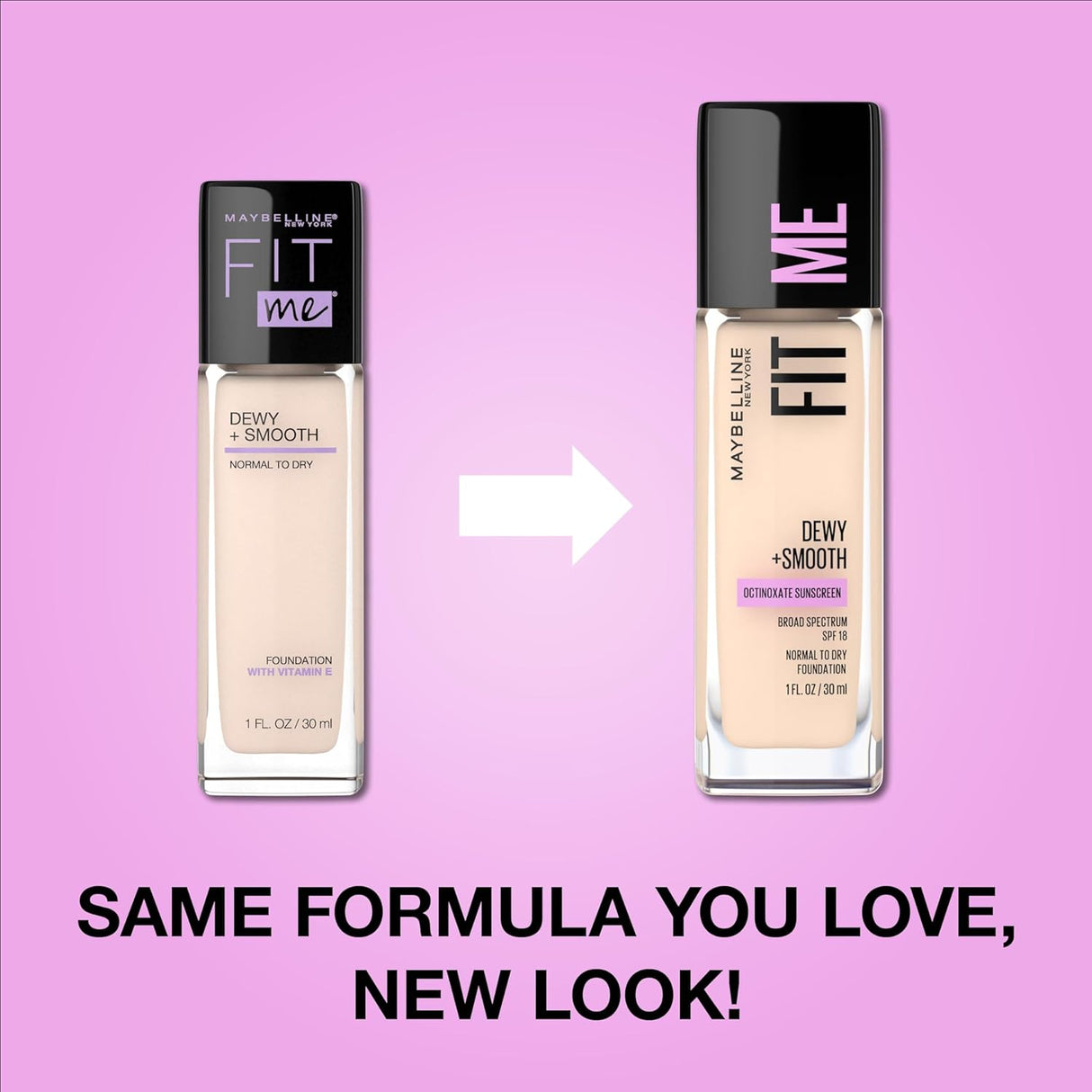 MAYBELLINE New York Fit Me Dewy + Smooth Foundation Makeup, 322 Warm Honey, 1 oz-041554553390-LR-327293-5-LR eShop