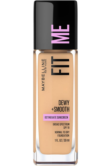 MAYBELLINE New York Fit Me Dewy + Smooth Foundation Makeup, 220 Natural Beige, 1 oz-041554238716-LR-215028-1-LR eShop