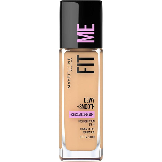 MAYBELLINE New York Fit Me Dewy + Smooth Foundation Makeup, 220 Natural Beige, 1 oz-041554238716-LR-215028-1-LR eShop