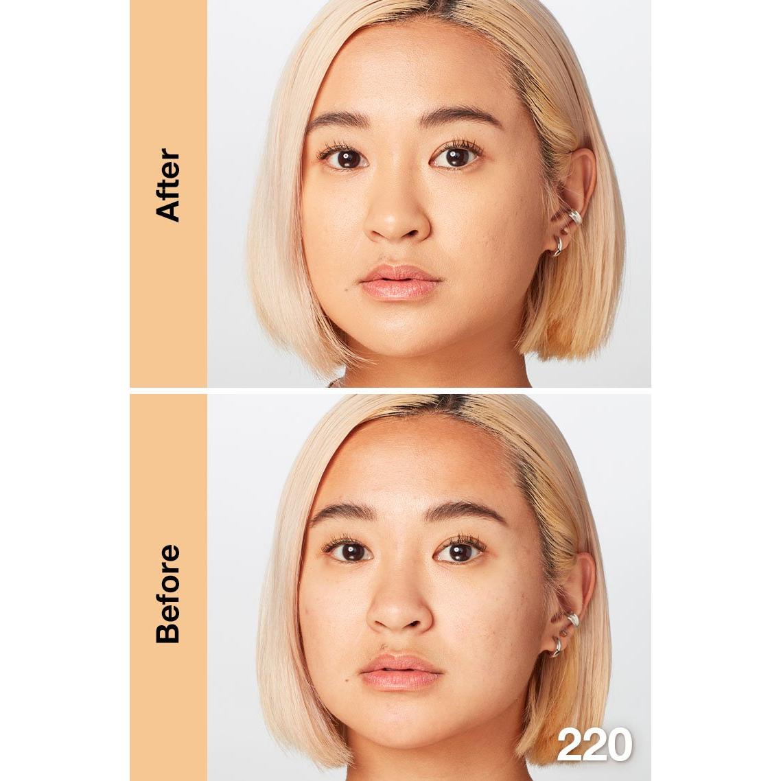 MAYBELLINE New York Fit Me Dewy + Smooth Foundation Makeup, 220 Natural Beige, 1 oz-041554238716-LR-215028-3-LR eShop