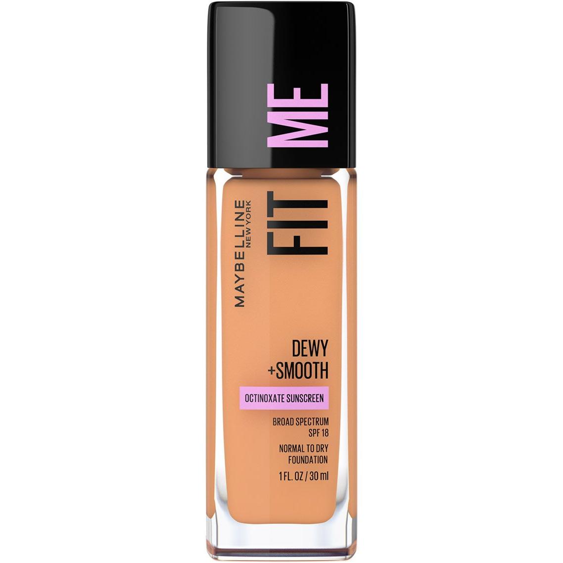 MAYBELLINE New York Fit Me Dewy + Smooth Foundation Makeup, 322 Warm Honey, 1 oz-041554553390-LR-327293-1-LR eShop