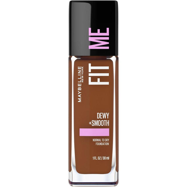 MAYBELLINE New York Fit Me Dewy + Smooth Foundation Makeup, 375 Java, 1 oz-041554553406-LR-327290-1-LR eShop