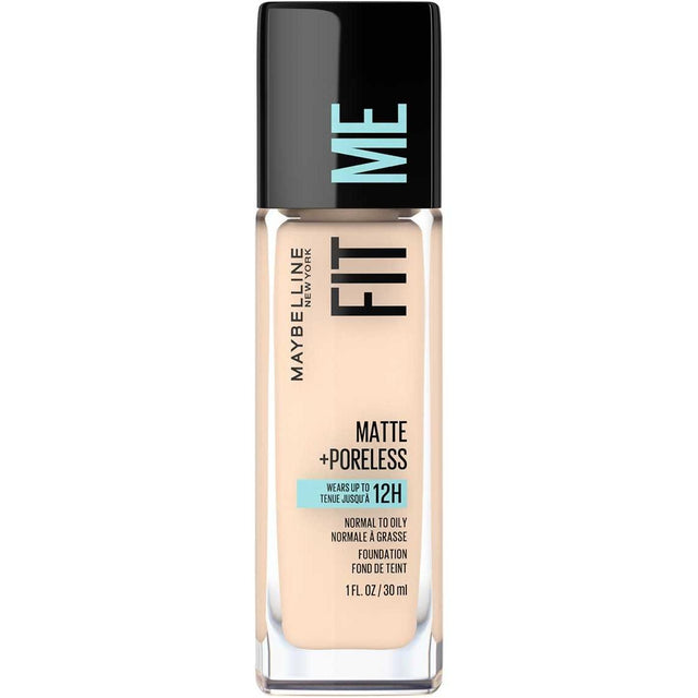 MAYBELLINE New York Fit Me Matte + Poreless Foundation Makeup, 105 Fair Ivory, 1 oz-041554538328-LR-315311-1-LR eShop