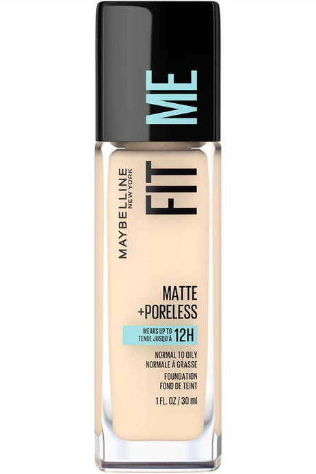 MAYBELLINE New York Fit Me Matte + Poreless Foundation Makeup, 110 Porcelain, 1 oz-041554433418-LR-279778-1-LR eShop
