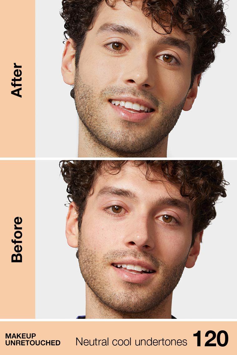 MAYBELLINE New York Fit Me Matte + Poreless Foundation Makeup, 120 Classic Ivory, 1 oz