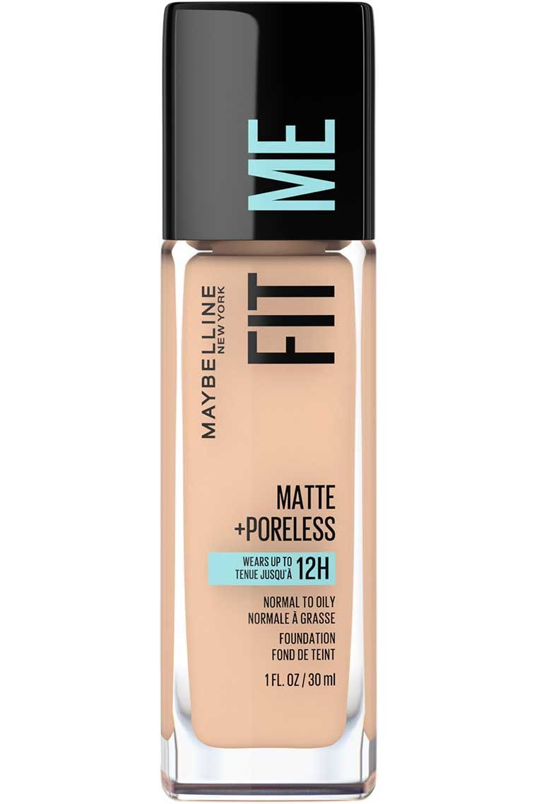MAYBELLINE New York Fit Me Matte + Poreless Foundation Makeup, 125 Nude Beige, 1 oz-041554433456-LR-279782-1-LR eShop
