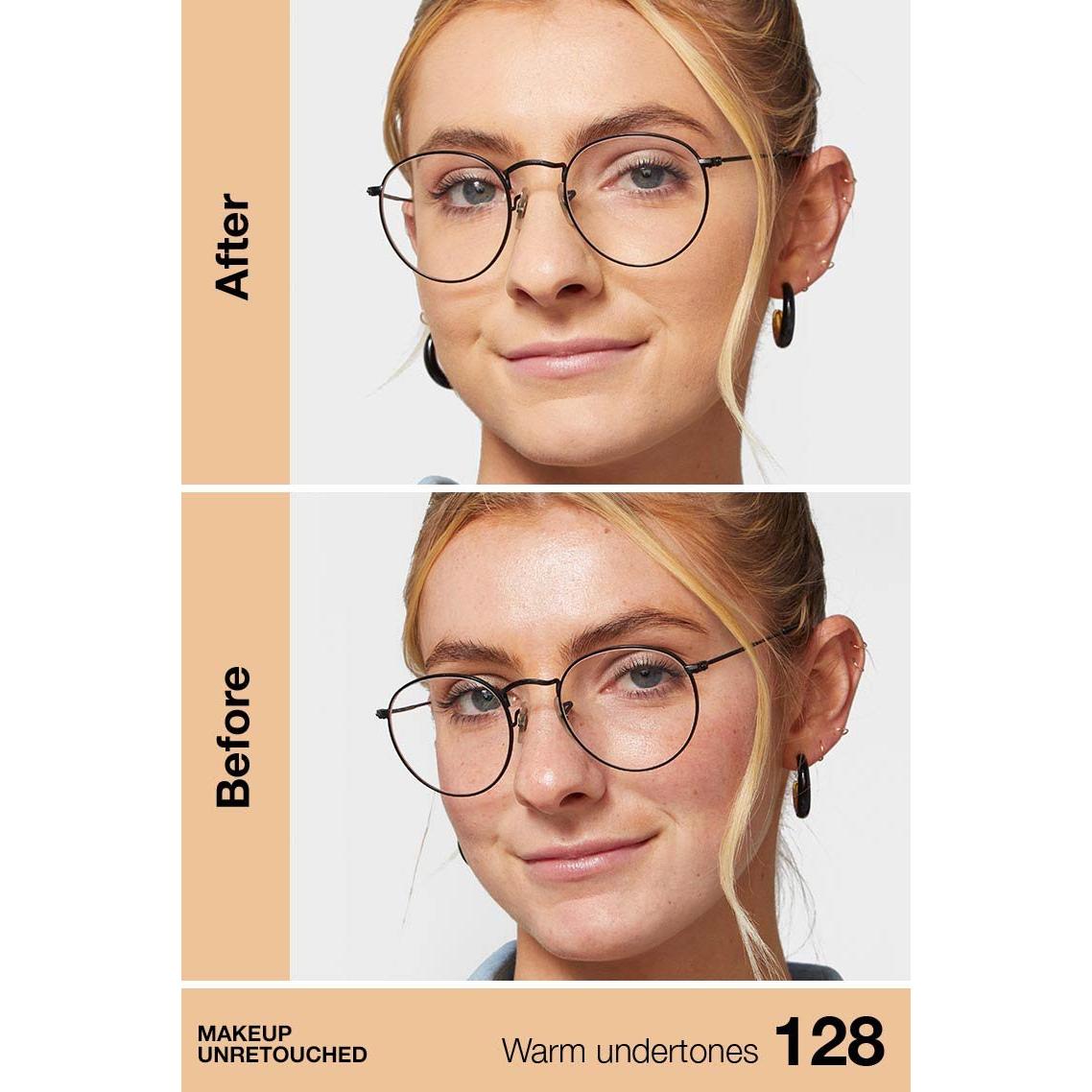 MAYBELLINE New York Fit Me Matte + Poreless Foundation Makeup, 128 Warm Nude, 1 oz-041554438161-LR-279789-3-LR eShop