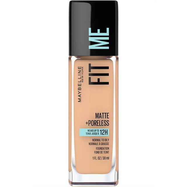 MAYBELLINE New York Fit Me Matte + Poreless Foundation Makeup, 130 Buff Beige, 1 oz-041554433463-LR-279783-1-LR eShop